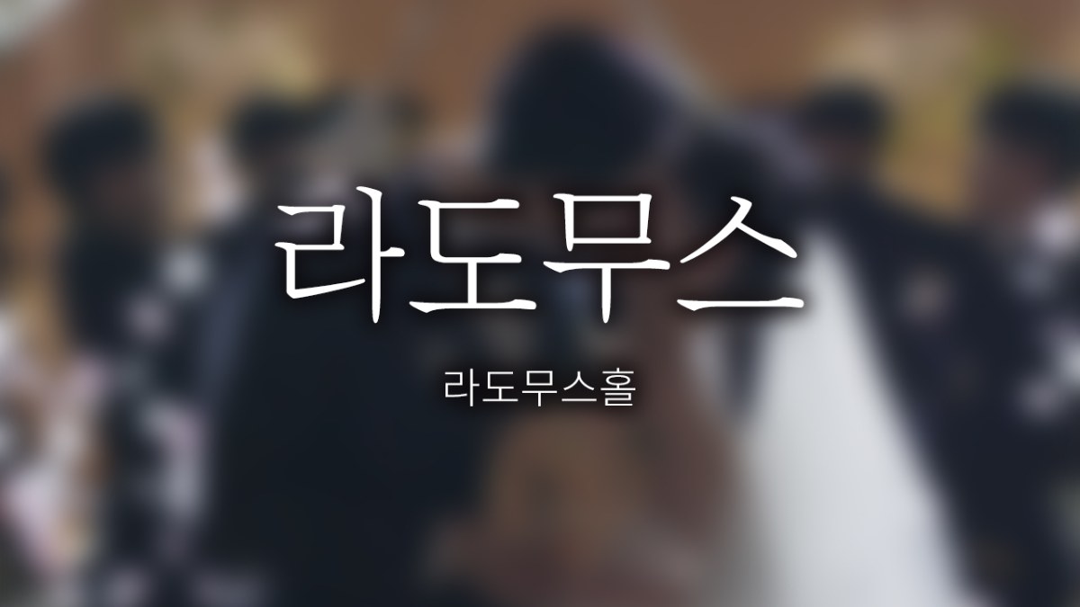 라도무스 | 라도무스홀 | 스탠다드 | 대표촬영 | 뮤직비디오